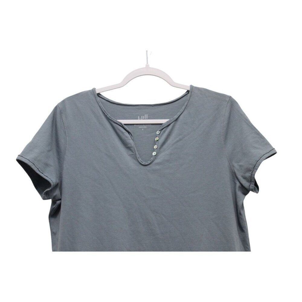 J Jill T-Shirt Dress Size Small Summers Edge Beach Coastal Cotton Boho Lagenlook - Picture 2 of 11